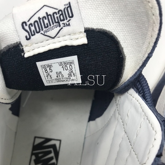 VANS SK8-HI Hairy Suede Sky Captan Blue W AUTHENTI - Picture 7 of 8